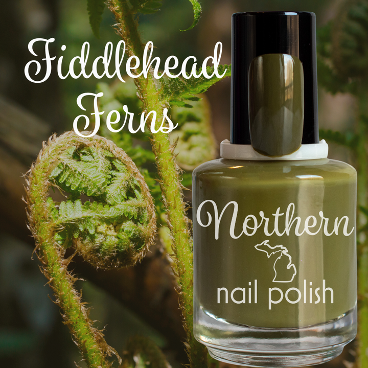 Fiddlehead Ferns ~  Nail Polish Vegan Michigan Non-Toxic