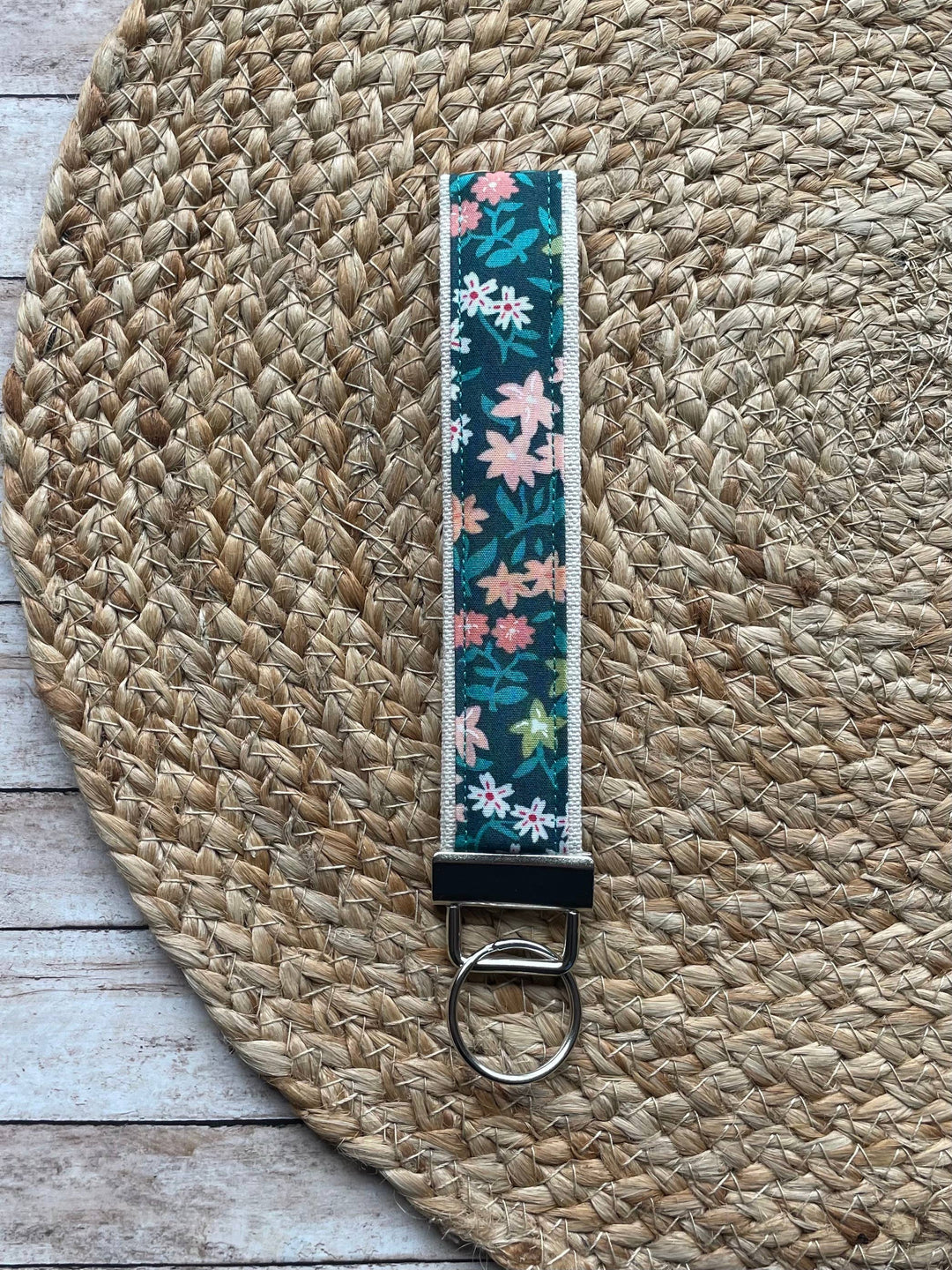 Summer Florals Keychain Wristlet