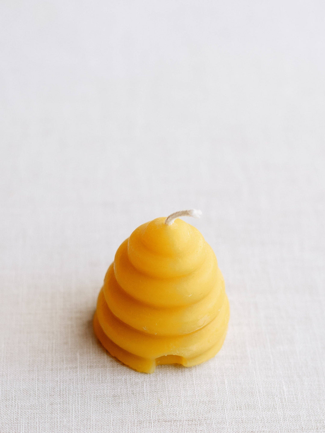 Small Skep Beehive Votive Beeswax Candles - Set of 2