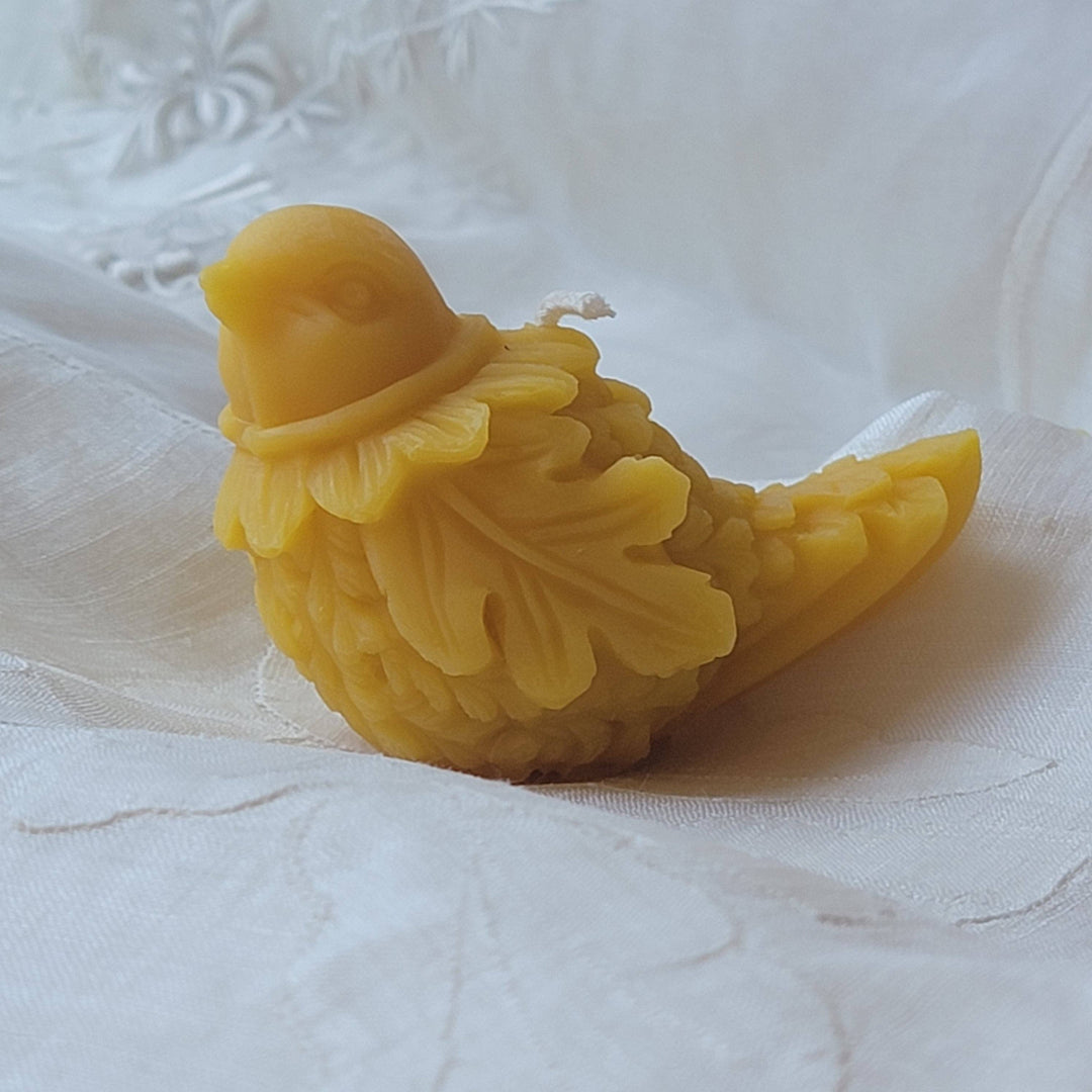 Forest Flight Bird Beeswax Candle
