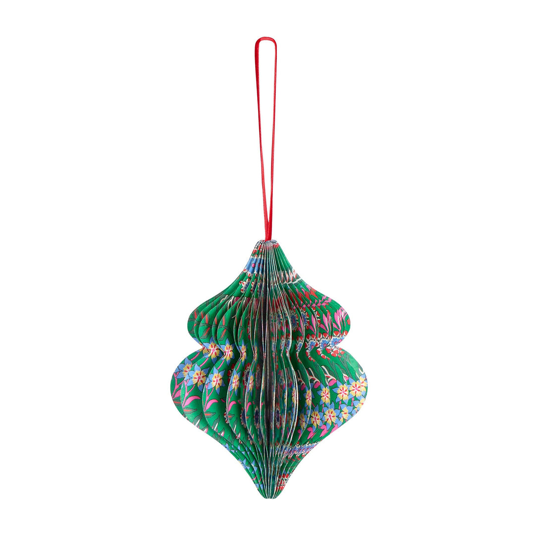 Meri Meri x Liberty Paper Honeycomb Tree Decorations