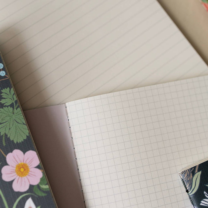 GARDEN FLORA | SOFT-COVER NOTEBOOK (grid)