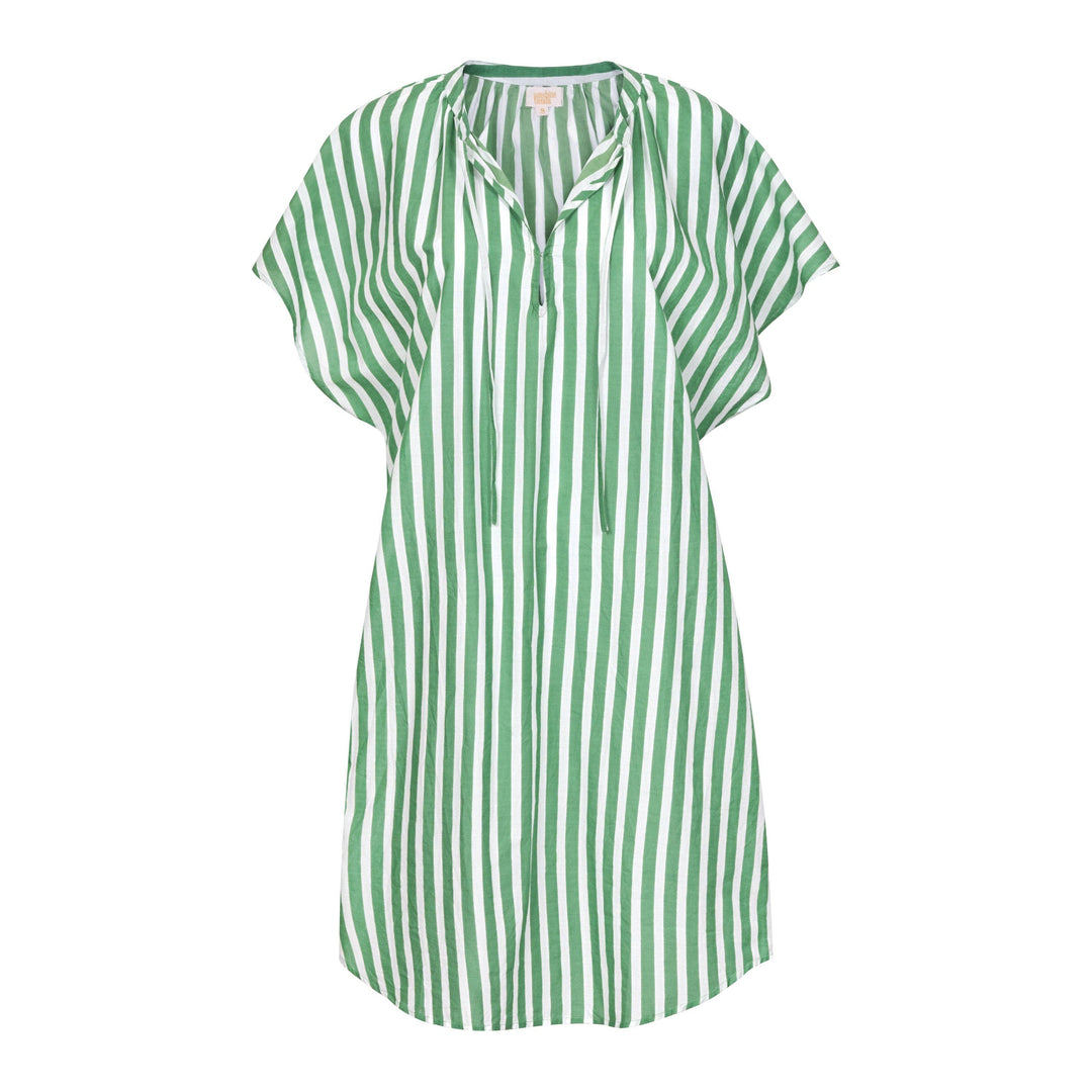 Green and White Cove Dress