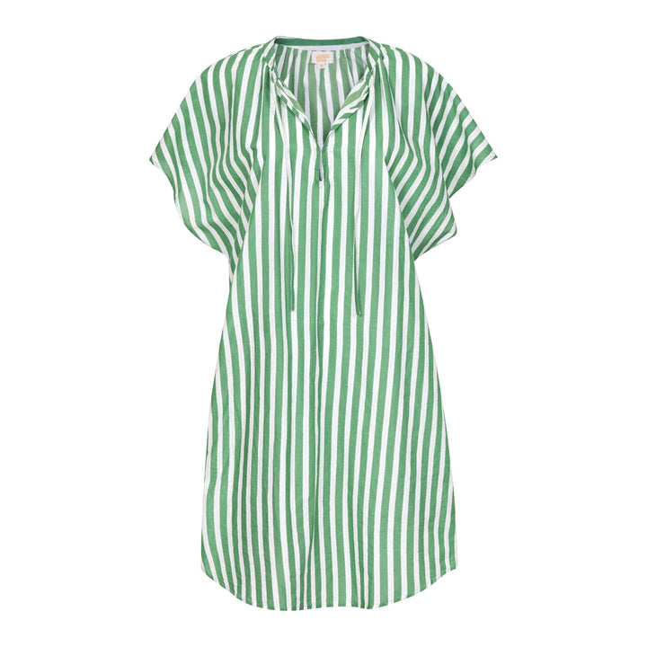 Green and White Cove Dress