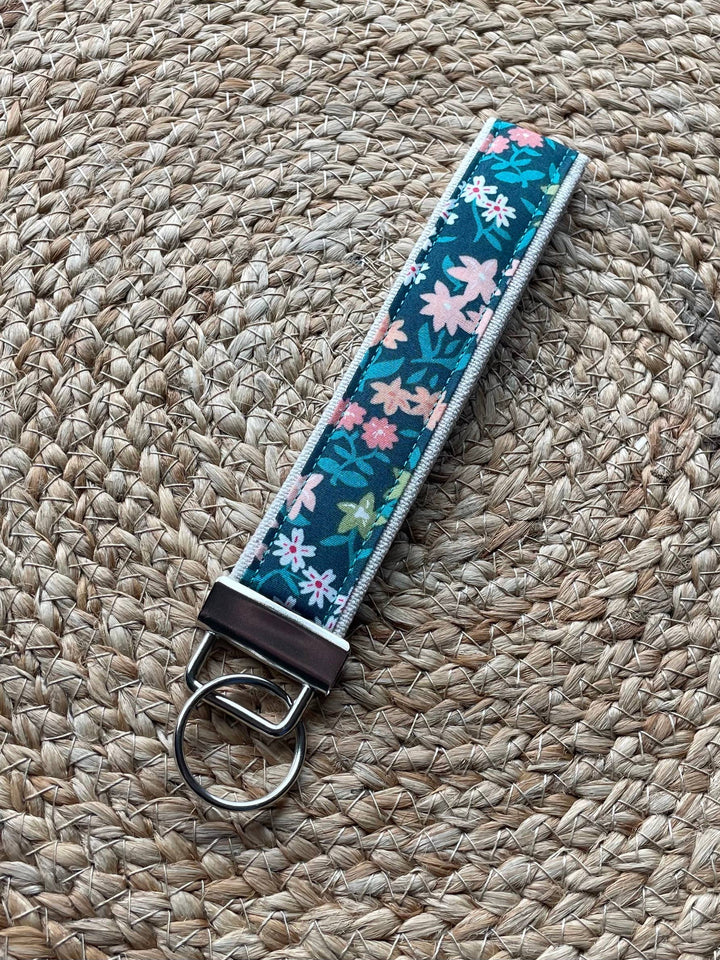 Summer Florals Keychain Wristlet