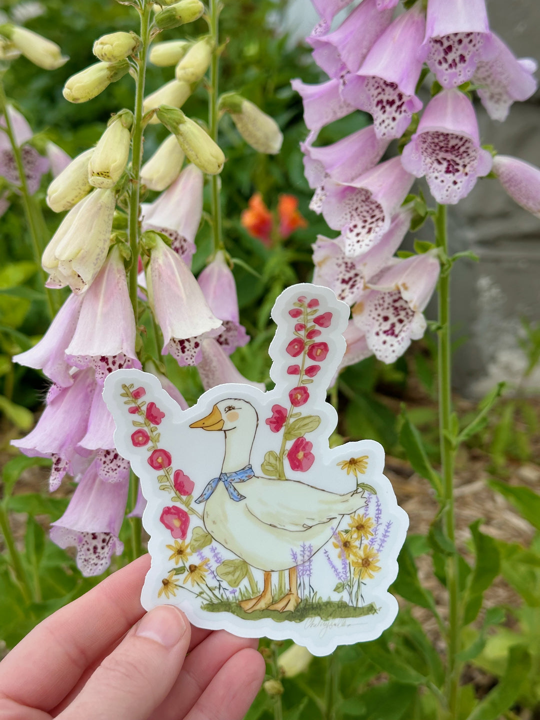 Whimsy Goose Vinyl Sticker