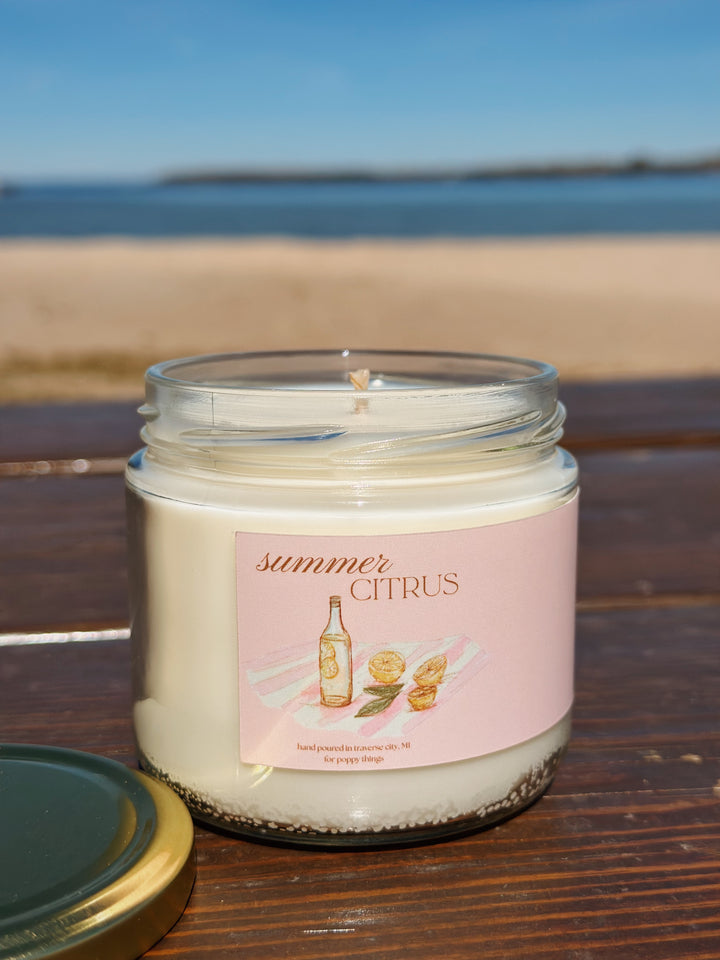 Summer Citrus, 100% Soy Candle