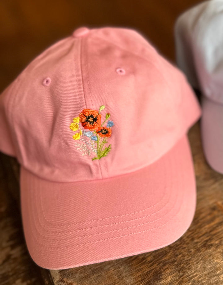 Embroidered Poppy Things Logo Dad Hat (2 colors)