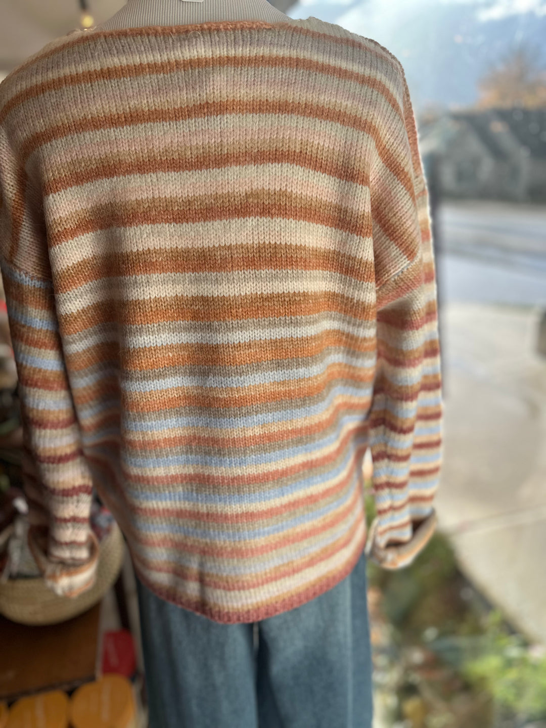 Rainbow Knit Sweater