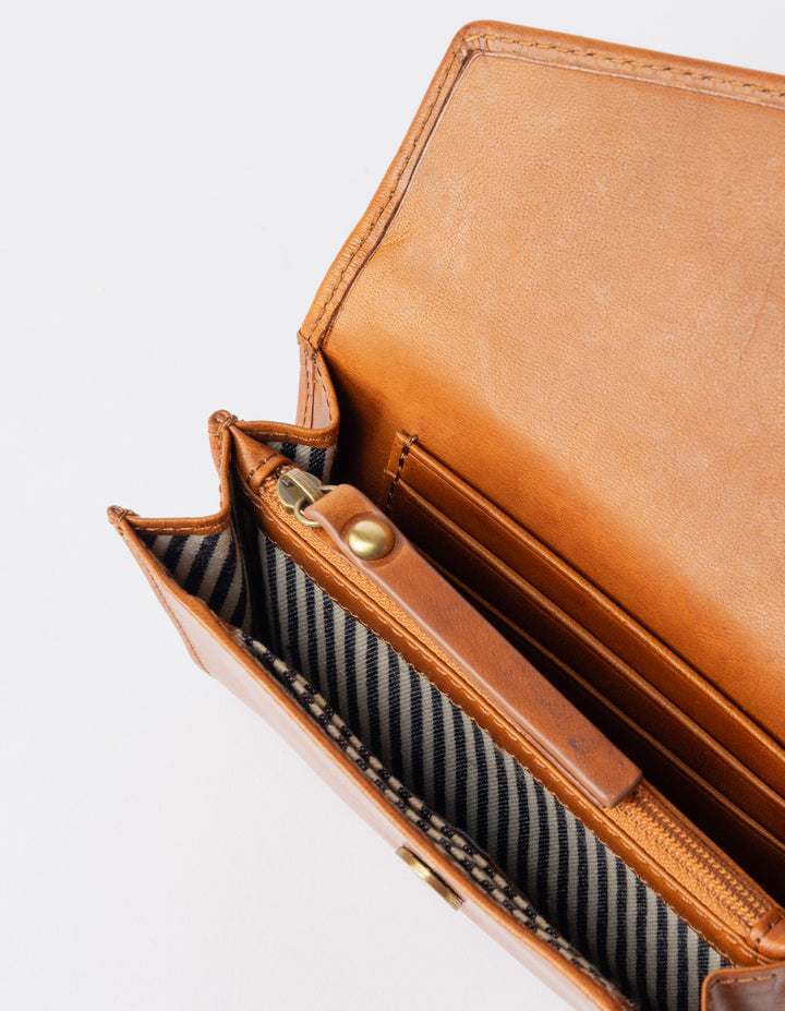 Jo's Purse in Cognac Classic Leather