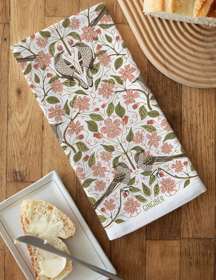 Apple Blossom Tea Towel