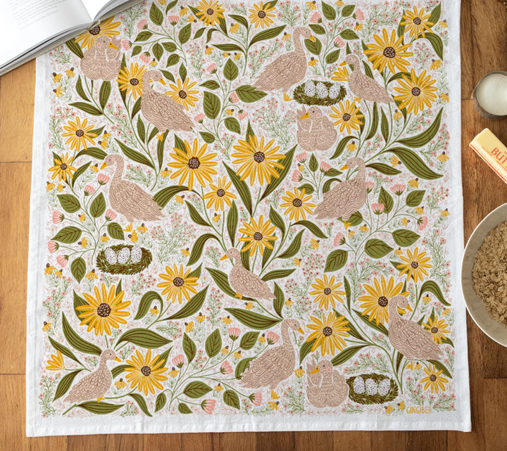 Spring Symphony Tea Towel