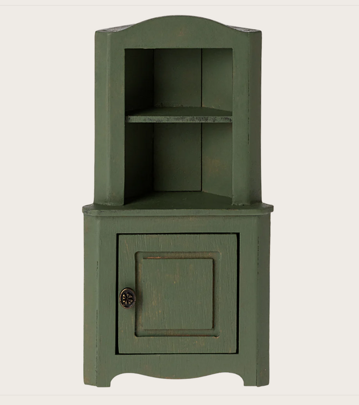 Corner Cabinet in Dark Green, Mouse