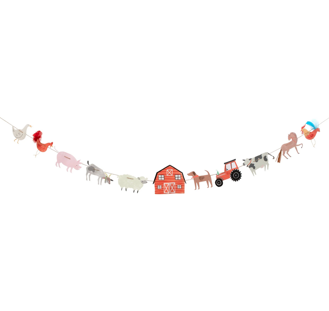 On the Farm Large Garland