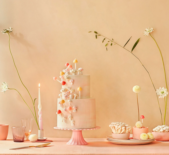 Mushroom Birthday Candles