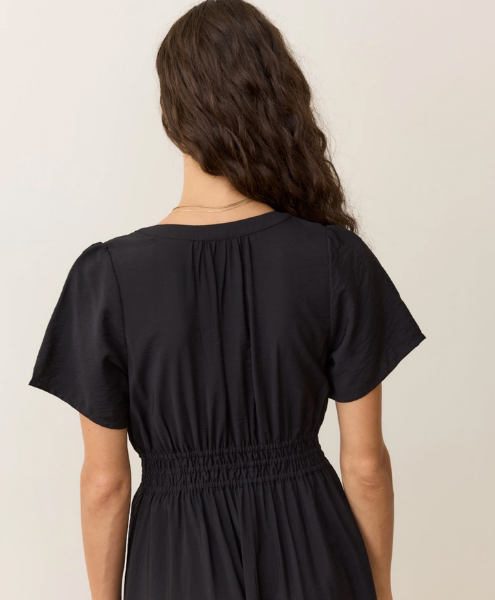 Annika Midi Dress in Black