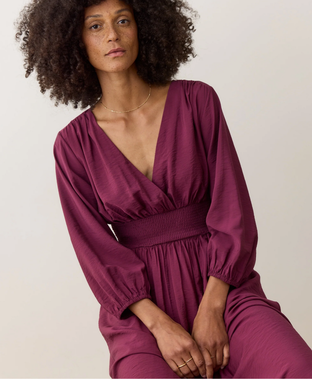 Daphne Maxi Dress in Fig
