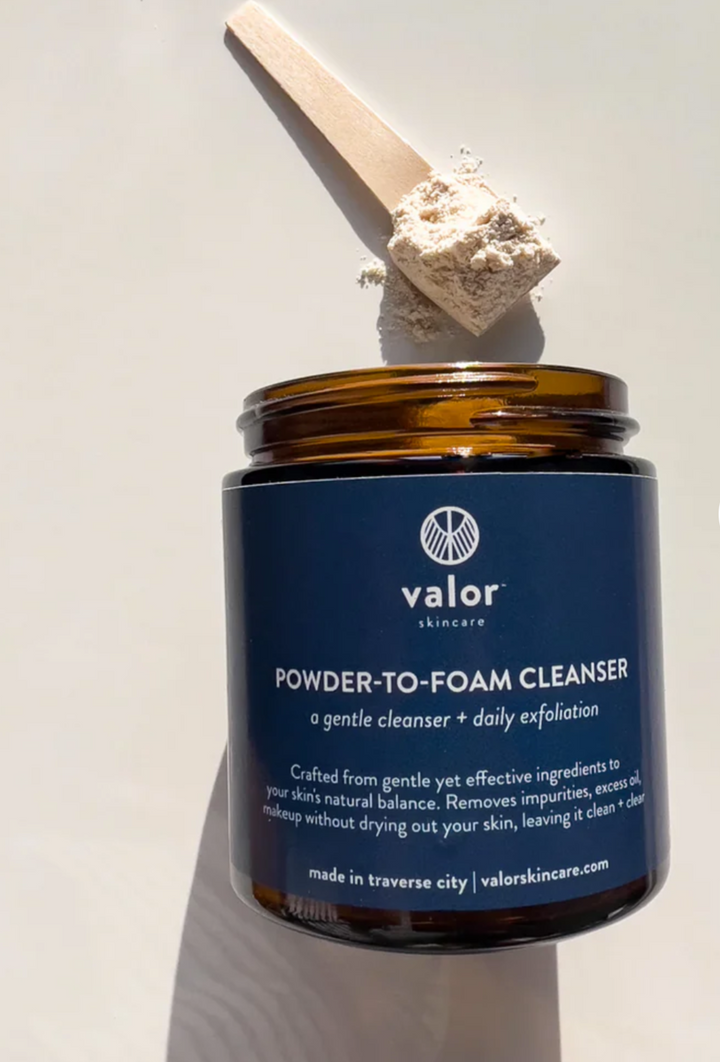 Powder-to-Foam Cleanser | Made in TC, MI