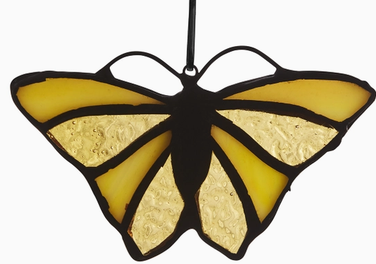 Butterfly Stained Glass Suncatcher, 4 Colors