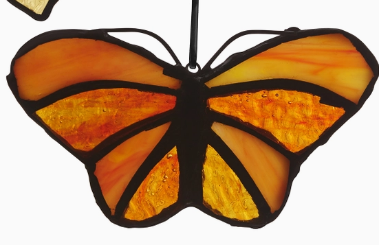 Butterfly Stained Glass Suncatcher, 4 Colors