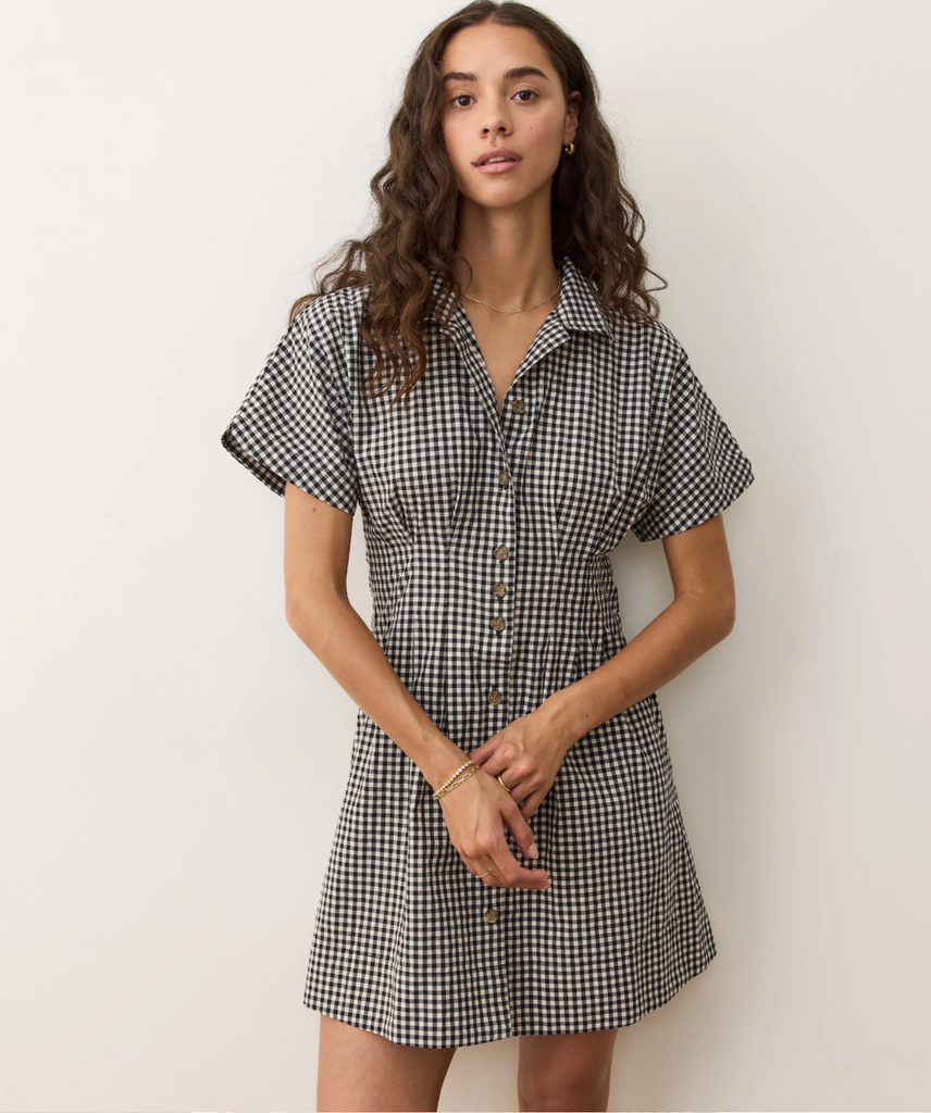 【正規品】Checked Shirt Mini Dress Checked Shirt Mini Dress