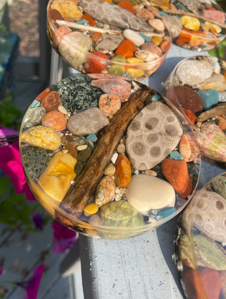 Lake Stone Coasters | Made in TC, MI