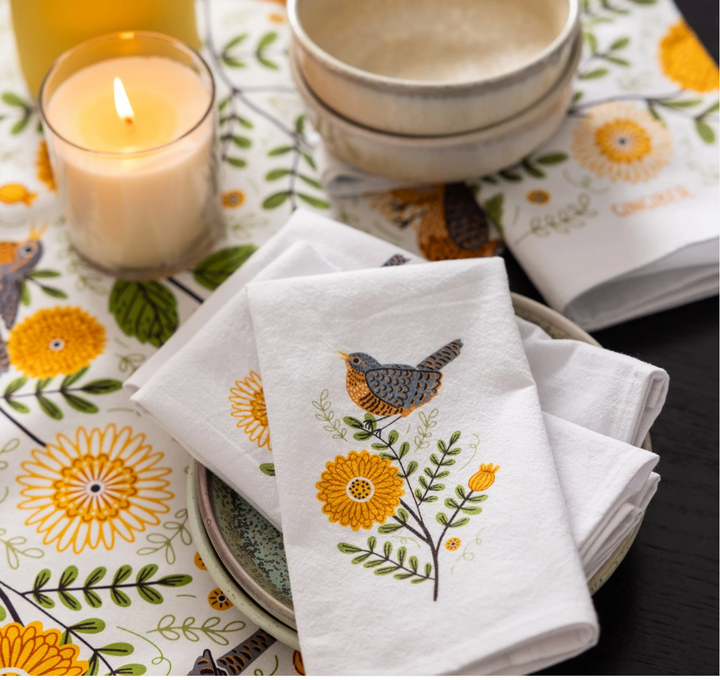 Mums & Robins Cloth Napkins