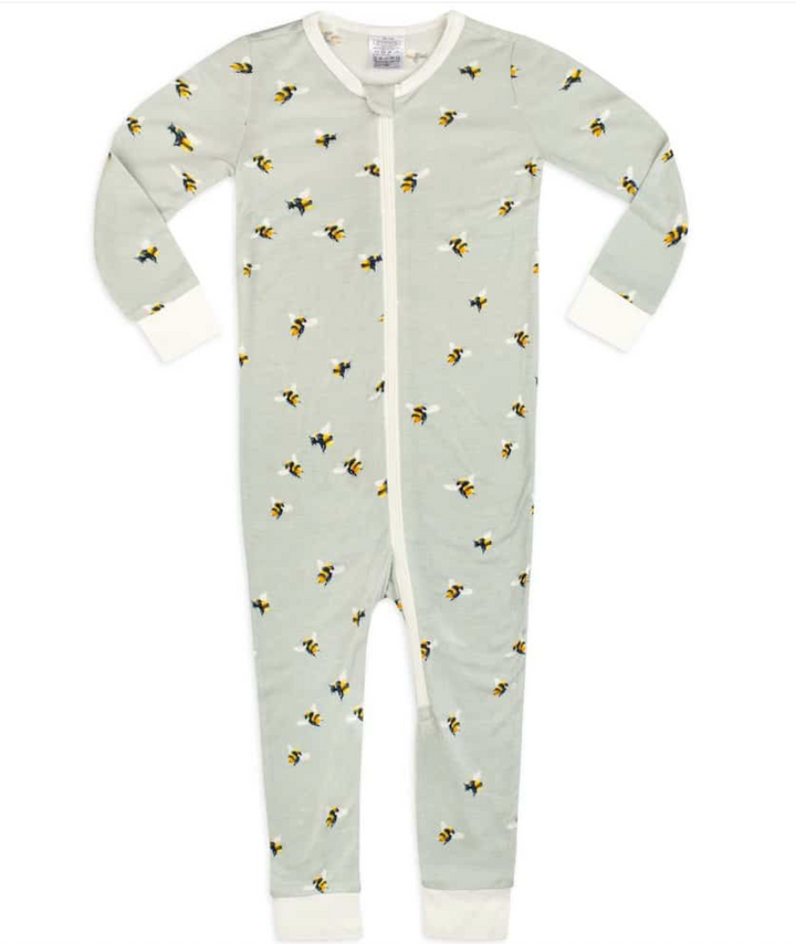 Bumblebee Bamboo Zipper Pajama