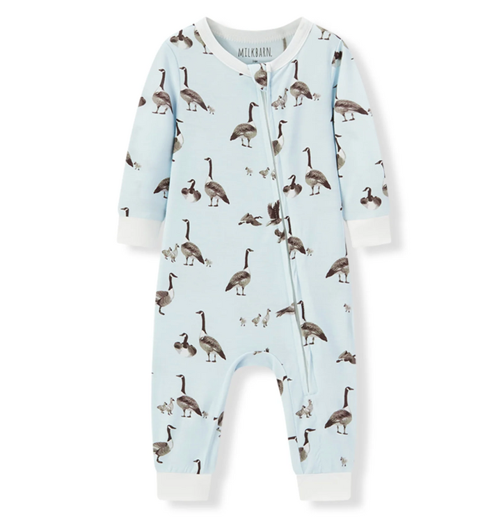 Goose Luxe Stretch Zipper Pajama