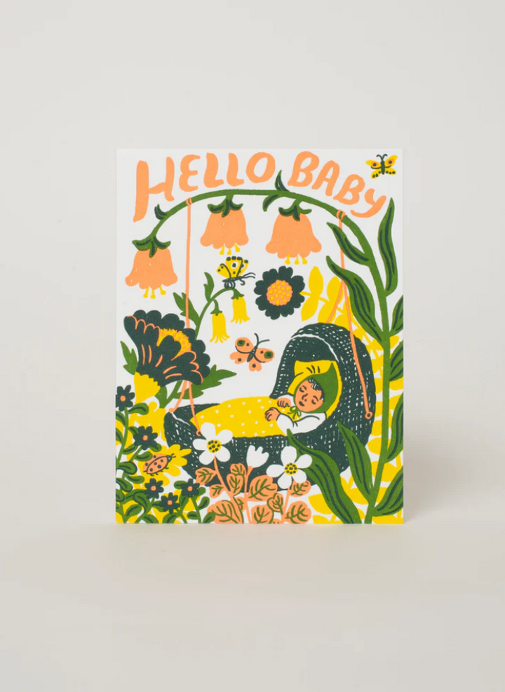 Hello Baby Greeting Card