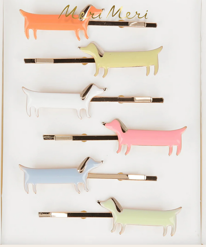 Sausage Dog Hair Slides