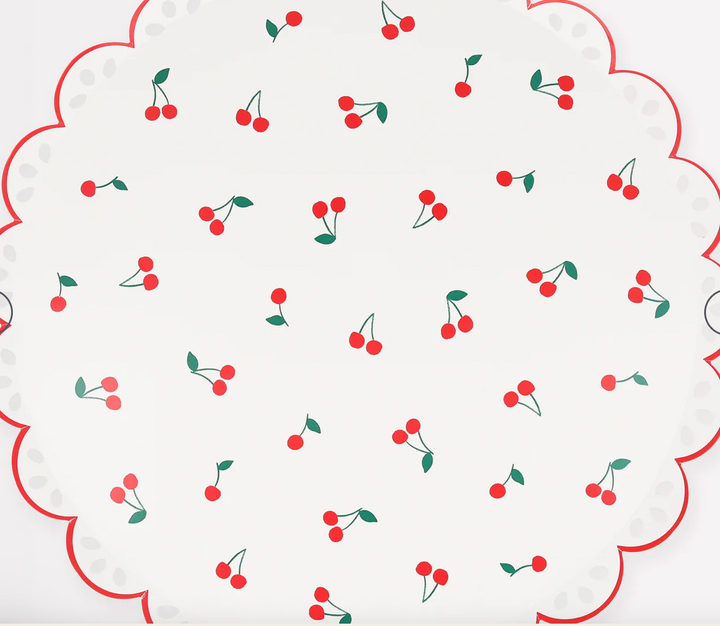 Cherry Pattern Dinner Plates