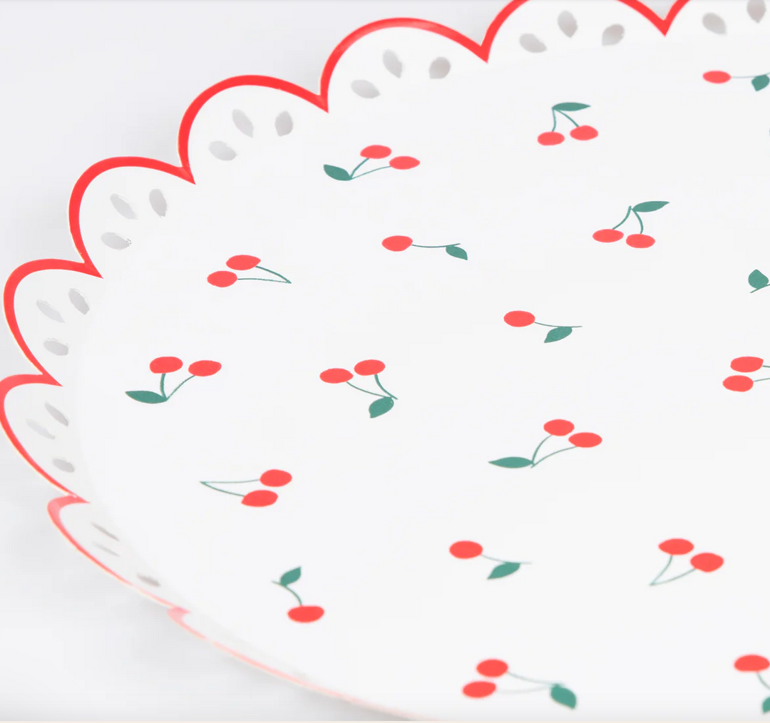 Cherry Pattern Dinner Plates