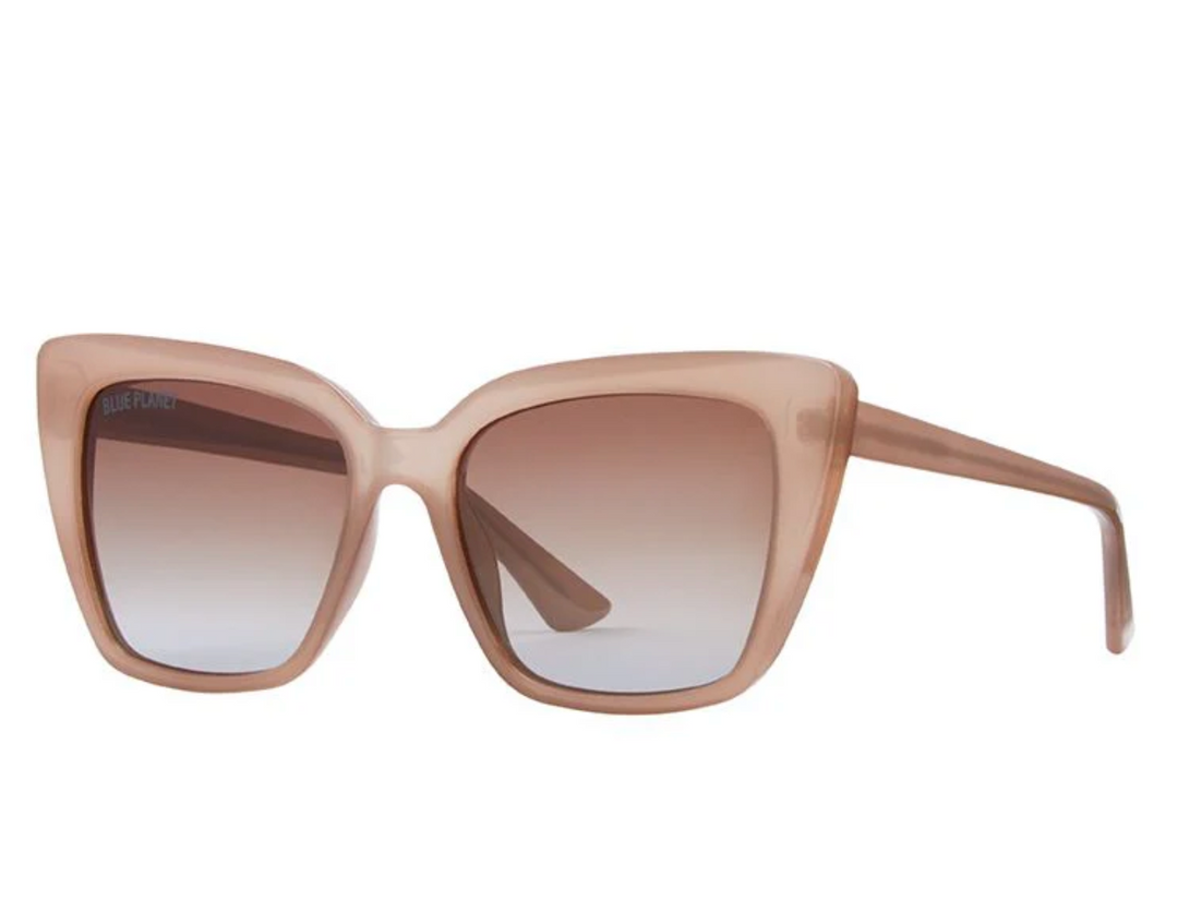Shya Polarized Sunglasses in Milky Beige