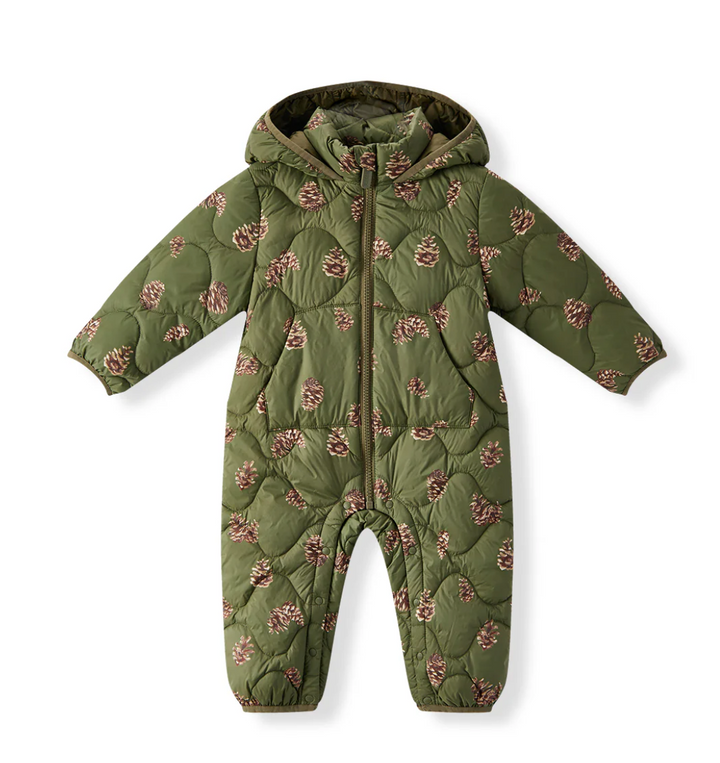 Down Jumpsuit in Pinecone