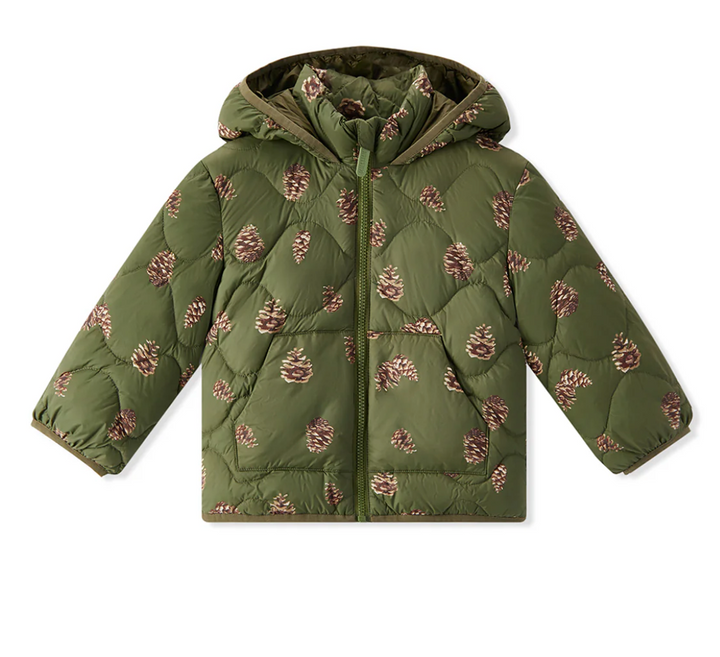 Down Jacket in Pinecone