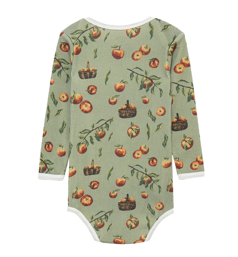 Apple Orchard Long Sleeve Bodysuit