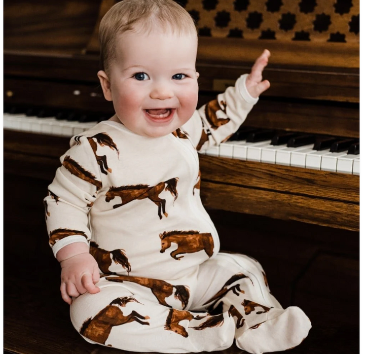 Homestead Footed Zipper Romper