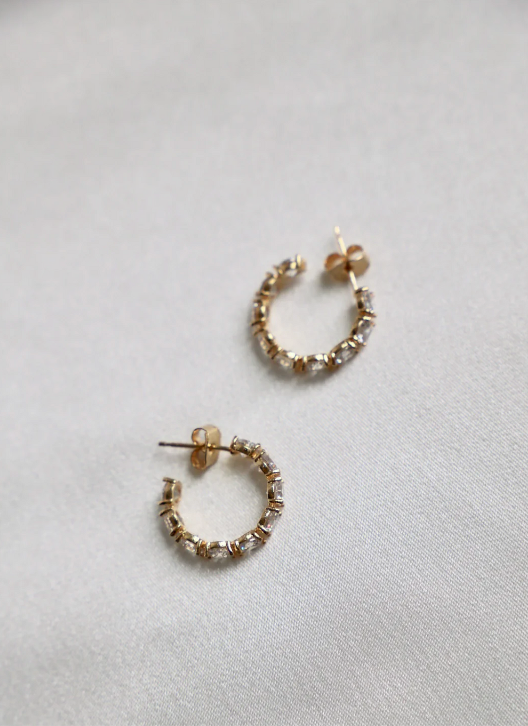 Stella CZ Eternity Hoops