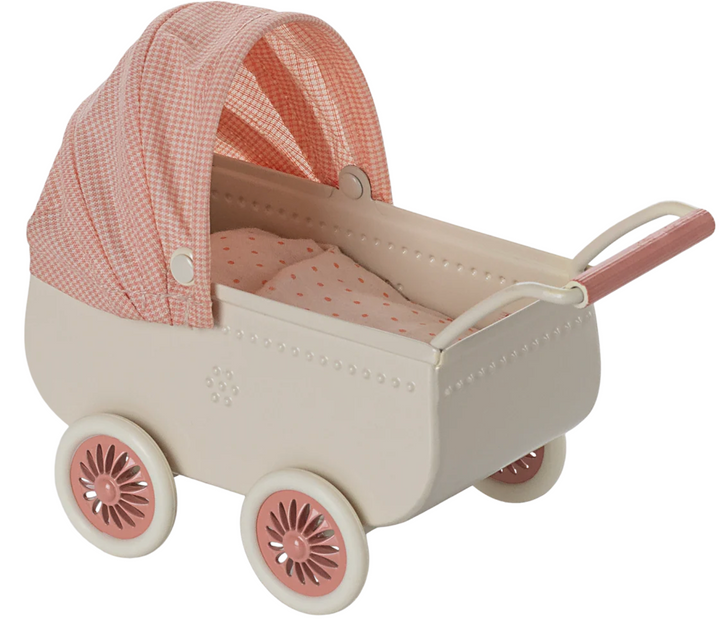Pram for Mouse in Coral