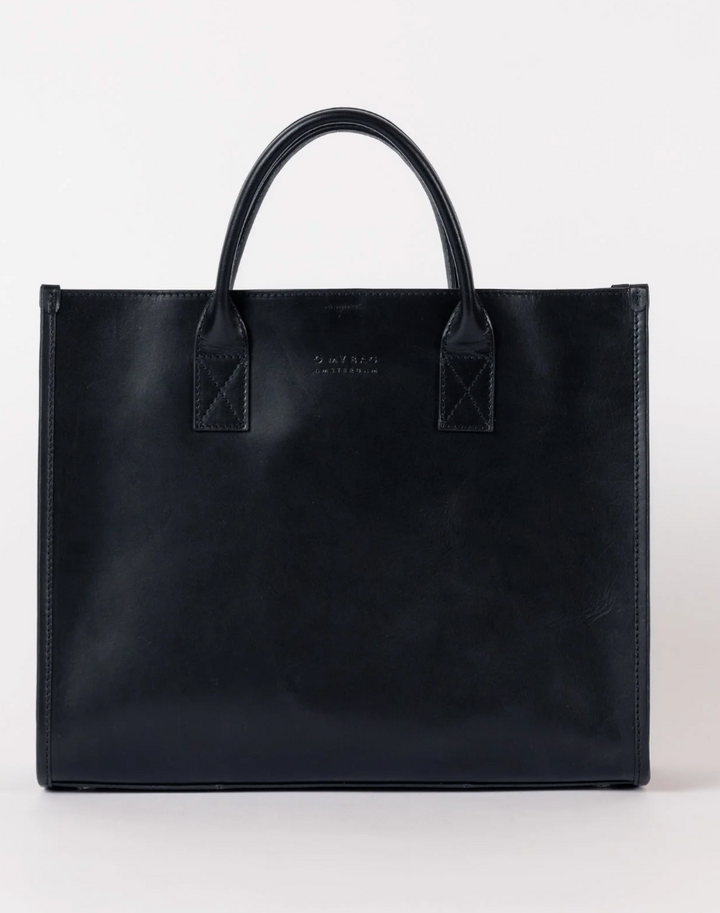 Jackie Structured Leather Tote- 2 colors