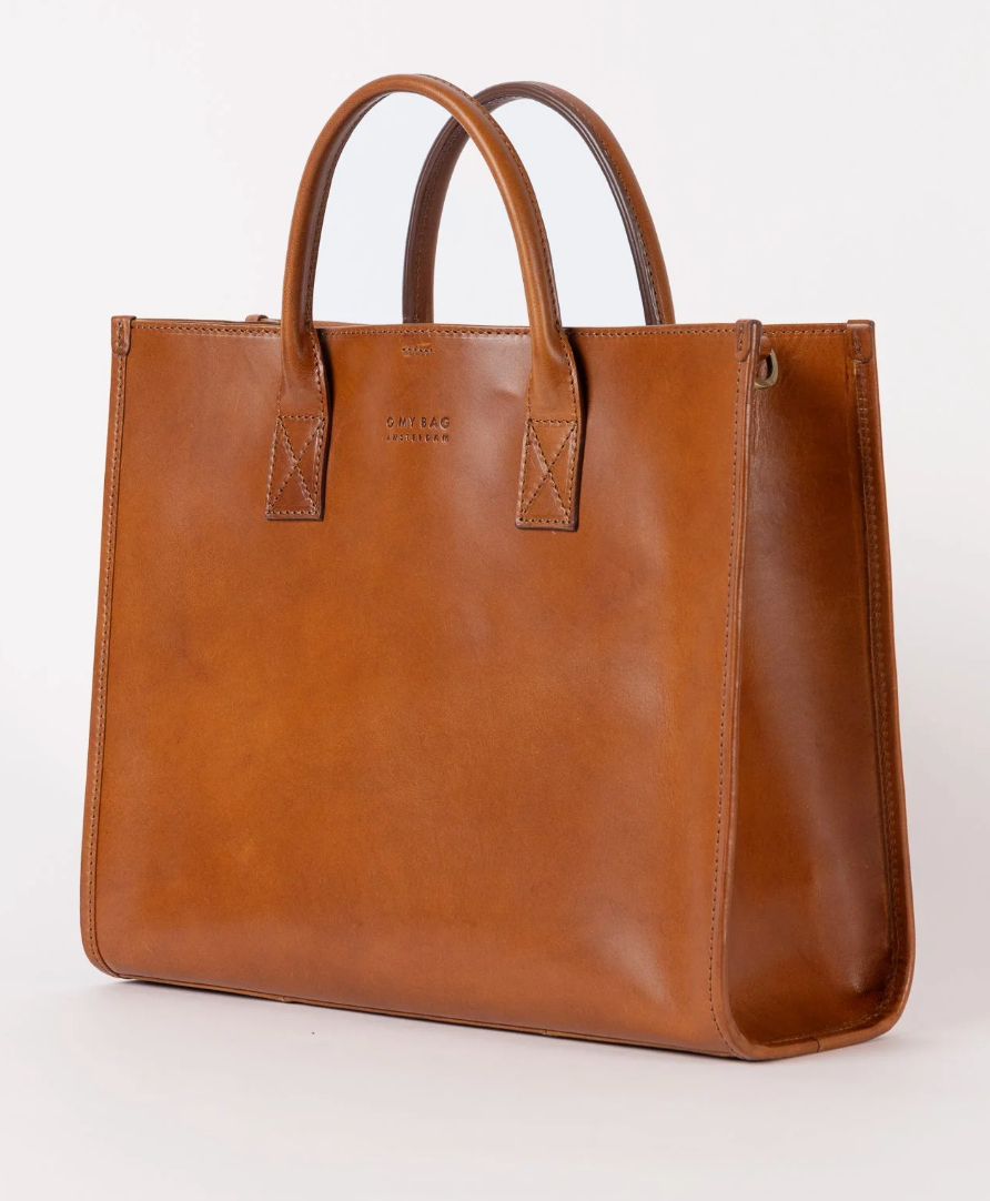 Jackie Structured Leather Tote- 2 colors