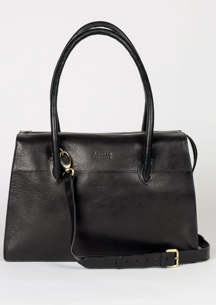 Kate Leather Bag in Cognac or Black
