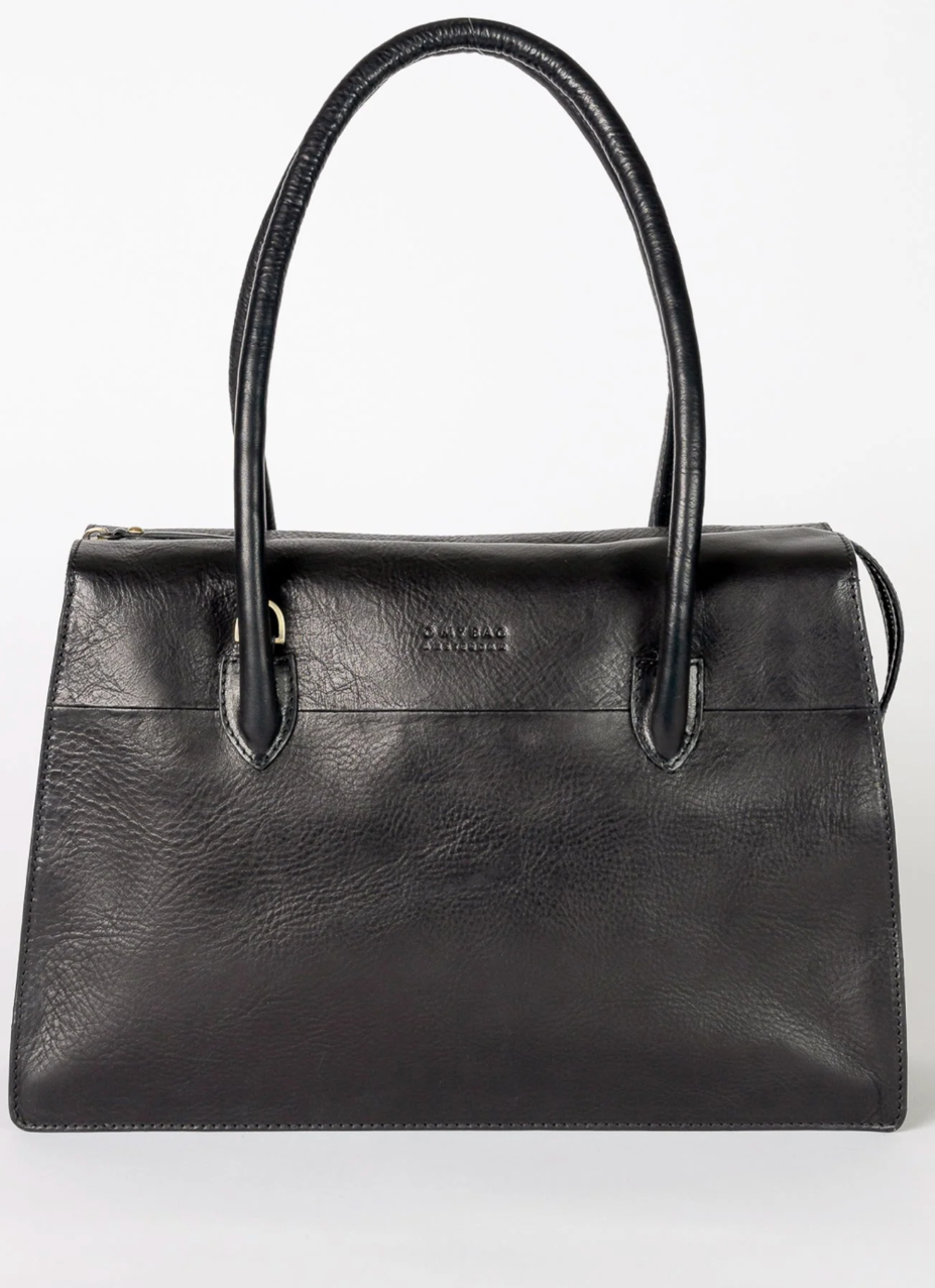 Kate Leather Bag in Cognac or Black