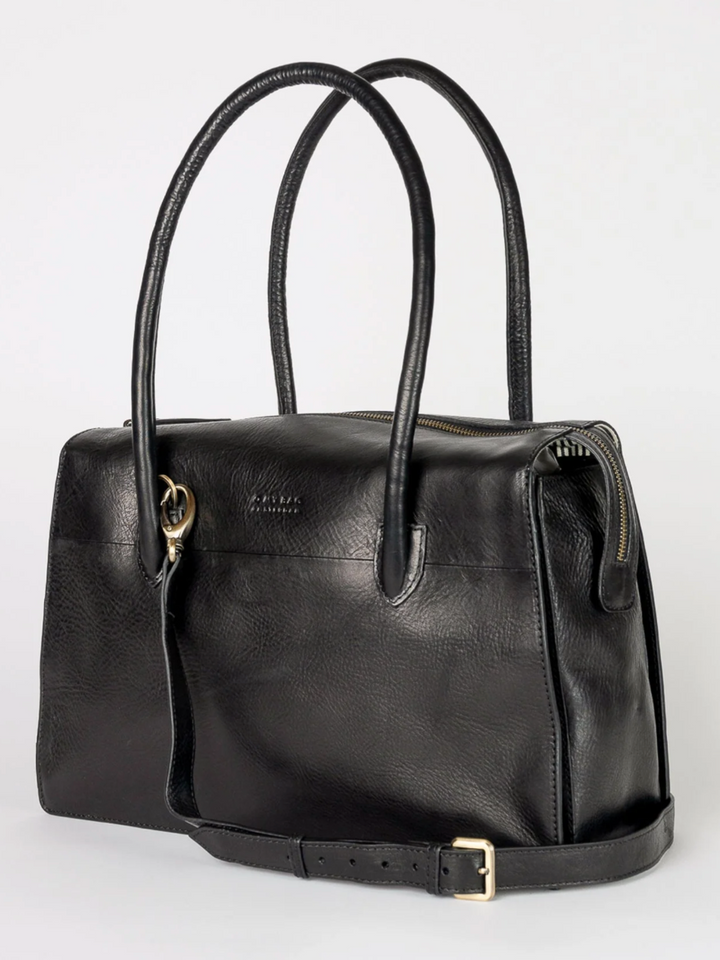 Kate Leather Bag in Cognac or Black