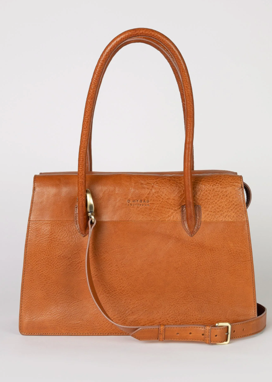 Kate Leather Bag in Cognac or Black