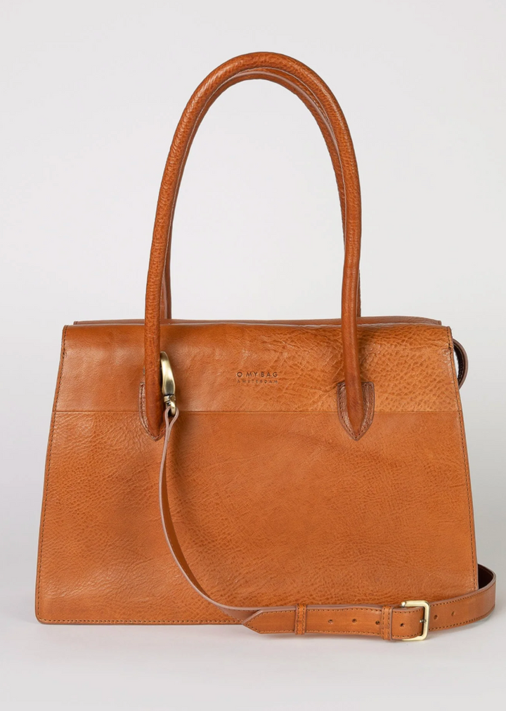 Kate Leather Bag in Cognac or Black