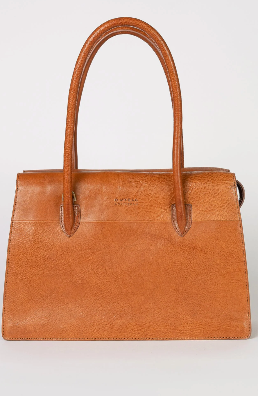 Kate Leather Bag in Cognac or Black