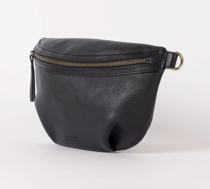 Milo Leather Bum Bag in Cognac or Black