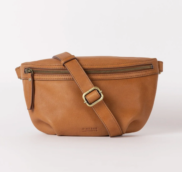 Milo Leather Bum Bag in Cognac or Black